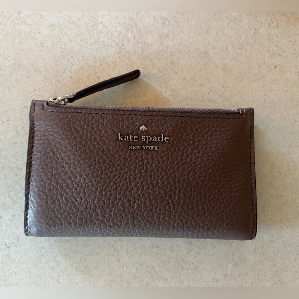 Kate Spade Taupe Leather Wallet